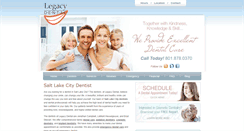 Desktop Screenshot of legacydental.com